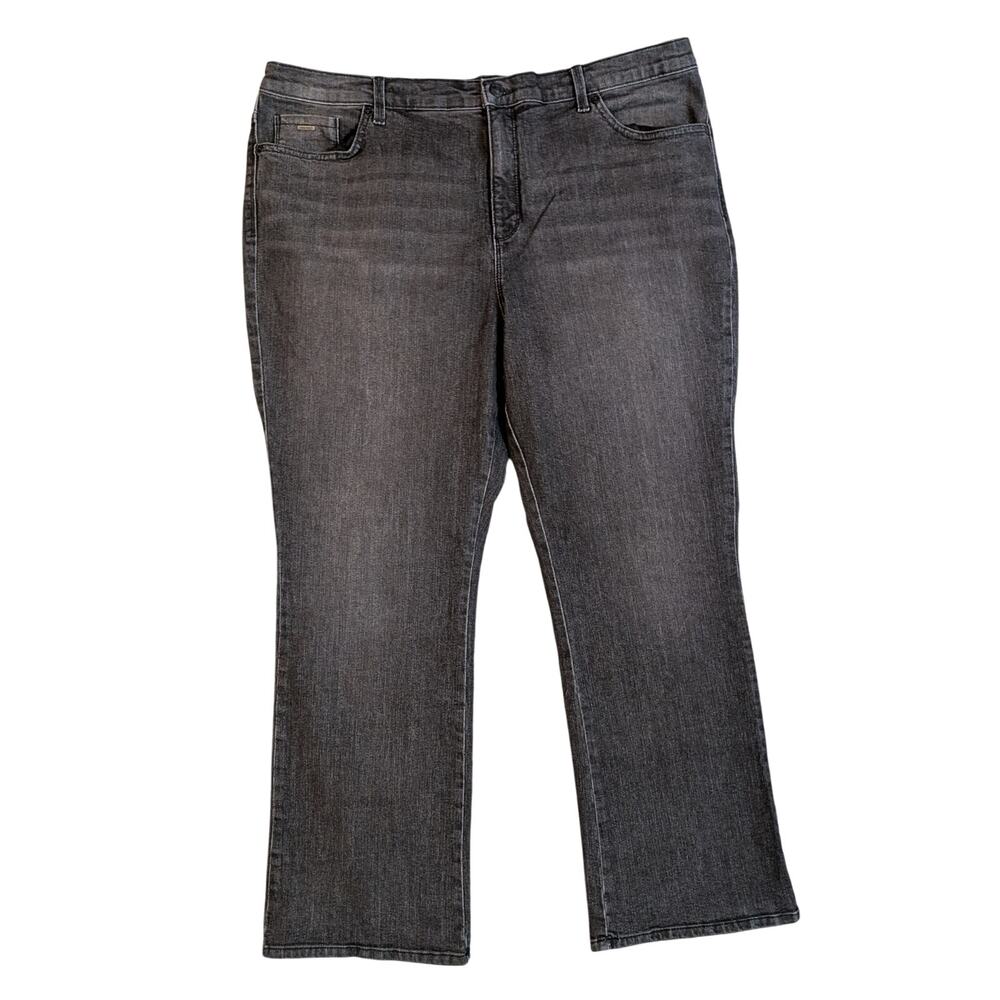 Nine‎ West Women's Plus Size Bootcut Black Sculpting Jeans High Rise Stretch 20w